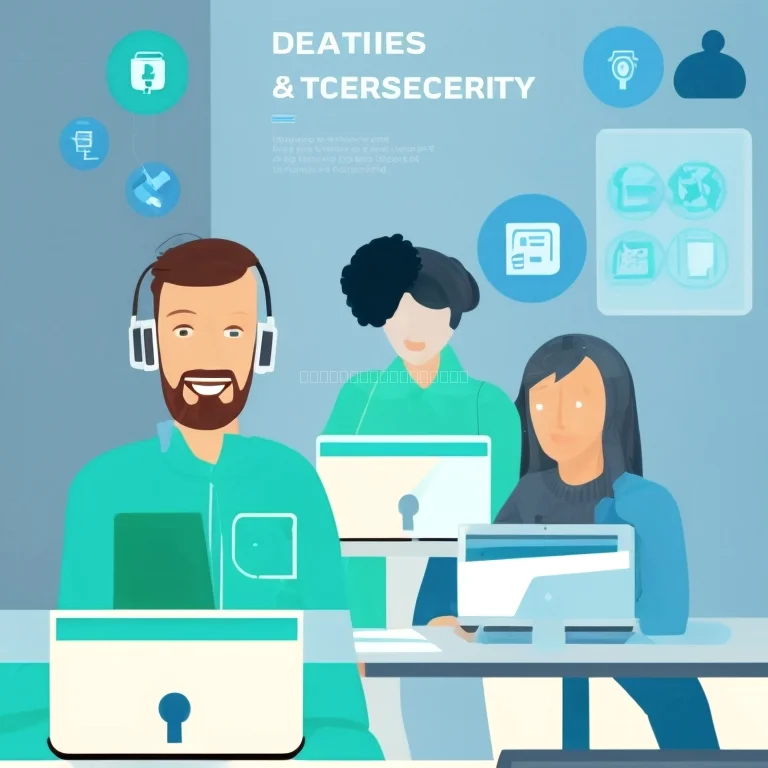 Laptop mit Sicherheitssoftware